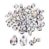 Maxbell 3x50pcs Crystal Sewing Button Decorative Buttons DIY Crafts Mixed Styles