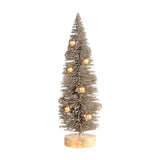 Mini Christmas Tree Miniature Christmas Tree with Christmas Ball for Desktop 20cmx6.5cm