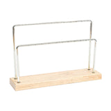Maxbell Earring Holder Organizer Desktop Portable Stable Base Earring Rack Organizer Double Tier