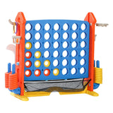 Maxbell Four in A Row Game Rings Toss Travel Family Board Game for Home Indoor Party house