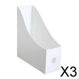 Maxbell 3xMultifunction Desktop File Book Holder Organizer Stand for Home Office White