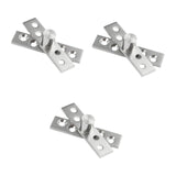 Maxbell 3 Pieces Concealing Hinges Door Pivot Hinge for Bookcase Cabinet Hidden Door