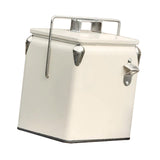 Maxbell Ice Chest Cooler Portable Vintage Design Insulated Box for Camping Bbqs Boat white