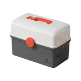 Maxbell Family Medical Aid Box Portable Box Storage for Camping Family Use Home grey XL