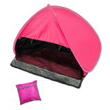 Sun Shelter Quick Open Mini Beach Tent for Outdoor Activities Picnic Fishing L Pink