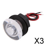 Maxbell 3xBoat LED Livewell Courtesy Stair LED Light Lamp Waterproof White