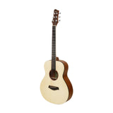 Maxbell Classical Acoustic Guitar 37inch Gloss 6 Strings Guitar for Parties Gig Kids light brown