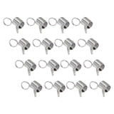 Maxbell 16 Pieces Beading Anti Drop Springs Jewelry Making Bead Stopper Springs