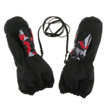 Maxbell Children Winter Warm Ski Gloves Waterproof Windproof Gloves/Mittens Black XS - Aladdin Shoppers