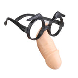 Maxbell Set 1pc Dicky Ring Toss+10Pcs Straws+1pc glasses f/ Bachelorette Party Hen Night