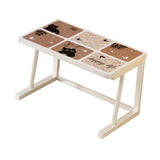 Maxbell Desktop Printer Stand Small Space Sturdy Stable Multipurpose Table Organizer 48cmx28cmx27cm Style A
