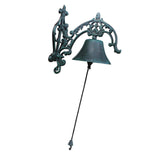 Farmhouse Dinner Bell Wall Mounted Front Gate Bell for Porch Pretty Entrance