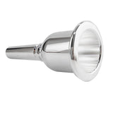 Maxbell Tuba Mouthpiece for Beginners Mouth Gift for Music Lovers Silver Plated