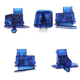 Maxbell 2 Sets Scooter Start Horn Turn Signal Headlight Switch Housing Caps Red+Blue