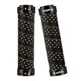 Maxbell Maxbell 2 Pieces Bicycle Grip Double Lock Wear-Resistant for Scooter  yellow