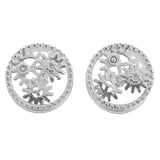 Maxbell Gears Design Brass Ear Flesh Tunnel Ear Gauges Ear Plugs Body Piercings 25mm - Aladdin Shoppers