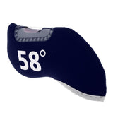 Maxbell Golf Club Iron Putter Headcover Head Cover Protector 58 Degree Navy Blue - Aladdin Shoppers