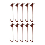 Maxbell 10Pcs Greenhouse Ground Anchor Stakes Garden Pegs for Shed Greenhouse Garden