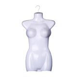 Maxbell Hanging Mannequin Female Torso Body Form Dress Costume Mannequin Hanger Hook Height 67.5cm