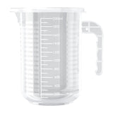 Maxbell Measuring Cup with Handle Clear Graduated Cylinder Cup for Home Kitchen Beer L