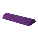 Maxbell Memory Foam Leg Support Pillow Washable Low Back Cushion for Worker Airplane Purple