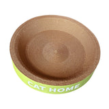 Maxbell Cat Scratcher Bed Protection for Couch Carpets Sofas Sleeping Lounge Cat Bed Round L