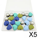 Maxbell 5xBeach Bag Accessories Charms Heart Charm Inserts for Festival Summer Outdoor Style B