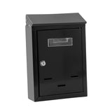 Maxbell Wall Mount Mailbox Sleek Design with Key Letter Box for House Street Outside