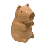 Maxbell Cute Ceramic Capybara Shaped Tissue Box for Kitchen Countertop Bedside Table Sitting
