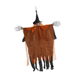 Maxbell Hanging Halloween Skeleton Decoration Flying for Porch Courtyard orange