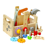 Maxbell Wooden Tool Set Learning Pretend Play for Counting Problem Solving Preschool