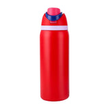 Maxbell Insulated Stainless Steel Water Bottle 1000ml Tumbler for Car Driving Picnic red