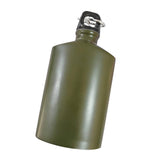 Maxbell Flat Water Bottle 500ml for Outdoor Activities Picnic Field Training Dark Green