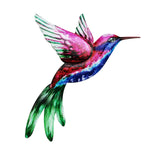 Maxbell 2x Hummingbird Wall Art Bird Wall Art Sculpture for Door Living Room