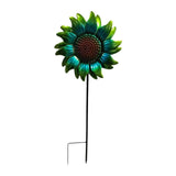 Maxbell Sunflower Garden Stake Fashion Sturdy Faux Flower for Courtyard Lawn