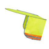 Maxbell Hard Hat Visor Sunproof Hard Hat Neck Shade for Hardhats Gardening Man Woman yellow