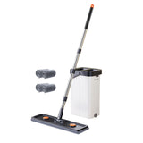 Maxbell Mop and Bucket with Wringer Set Flat Mop for Hardwood Tile Wall