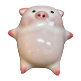 Maxbell Pig Statue Collections Artwork Ceramic Tea Pet for Tea House Cabinet Bedroom