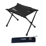 Maxbell Camping Stool Wear Resistant Seat Folding Stool for Traveling Lounge Camping Black