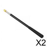 Maxbell 2xRetractable Fishing Rod Pole Stainless Steel Easily Install Sturdy tool