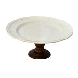 Maxbell Cake Stand Portable Pastry Serving Tray for Dining Room Countertop Household 20.5x20.5x9 cm