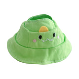 Maxbell Plush Doll Hat for Little Girls Flexibility DIY Hands on Dress up for 5.91'' Green