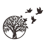 Maxbell Tree Birds Metal Wall Decor Wall Ornament for Living Room Front Door Bedroom M