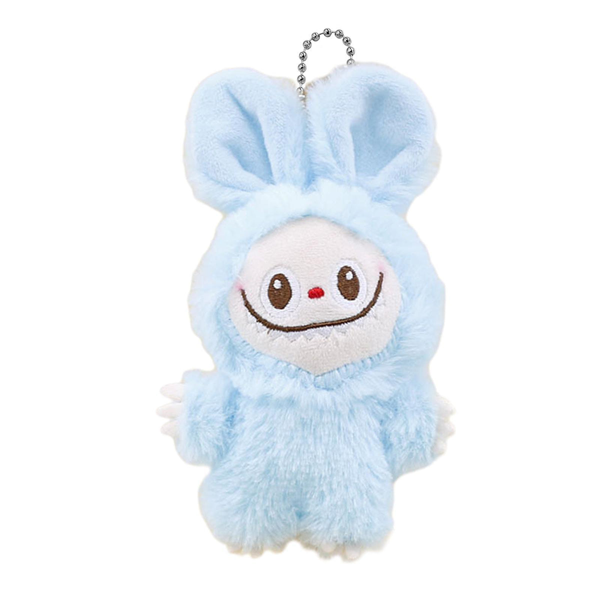 Maxbell Plush Doll Keychain Stuffed Animal Key Chain for Backpack Graduation Handbag blue