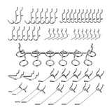 50x Pegboard Hooks Pegboard Accessories Organizer Kit for Supermarket Garden