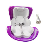 Maxbell Car Seat for Dolls Handcraft Stand Car Vent Clip for Automobile Gift Vehicle Purple