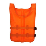 Maxbell Life Vest Portable Adjustable Straps Swim Jacket for Adults Kayaking Orange