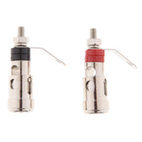 Maxbell 2x Pure Copper Binding Post Terminal Speaker Amplifier Banana Plug Connector - Aladdin Shoppers