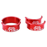 Maxbell Maxbell 4 Pieces Bicycle Handlebar Shim 31.8mm to 35mm Stem for MTB Road Bike Red
