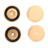 Maxbell 4 Pack Aluminum Speaker Spike Shockproof 40x10mm Isolation Feet Stand Cone Pad Turntable Amplifier CD DAC Recorder Gold - Aladdin Shoppers